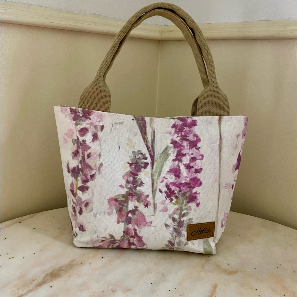The Hettie Company Floral Cotton Handbag NWT Made In England 🇬🇧 - Picture 5 of 9